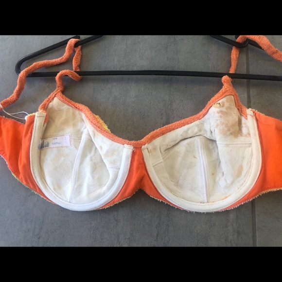 Original 1960s vintage Ada bikini, 100% cotton multi coloured terry towling - Picture 3 of 5